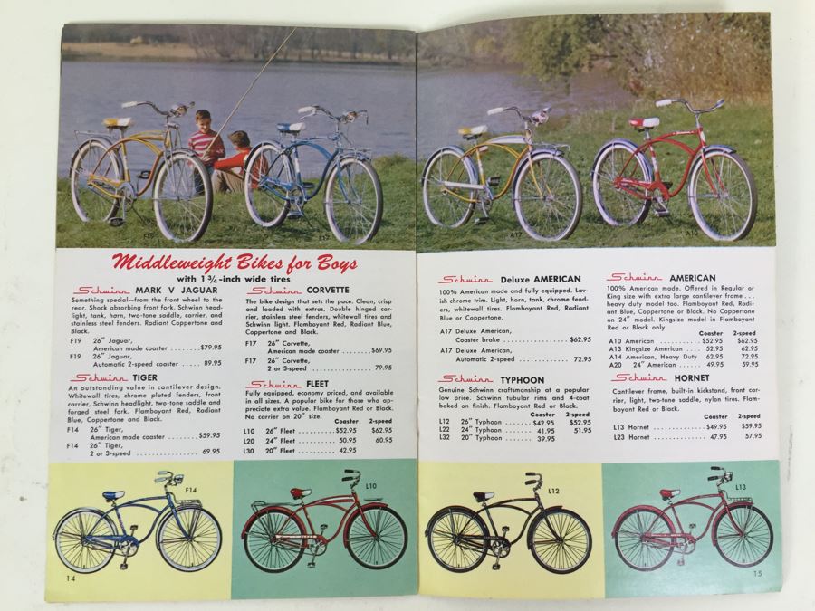 Schwinn Bicycle Product Brochure From 1964 Deluxe Sting-Ray [Photo 2]