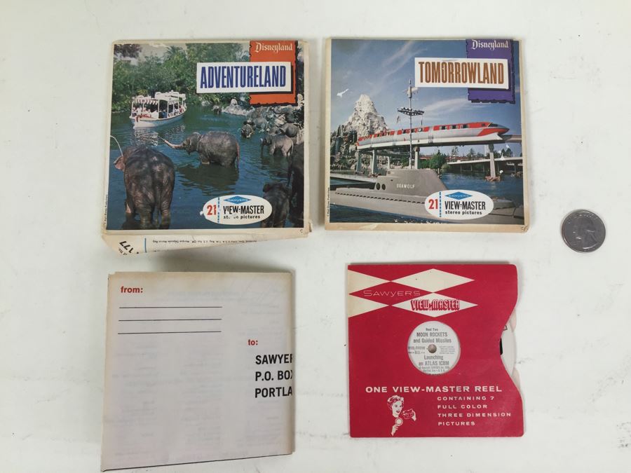 View-Master Disneylan Adventureland And Tomorrowland 1956-1959 And Launching An Atlas ICBM [Photo 1]