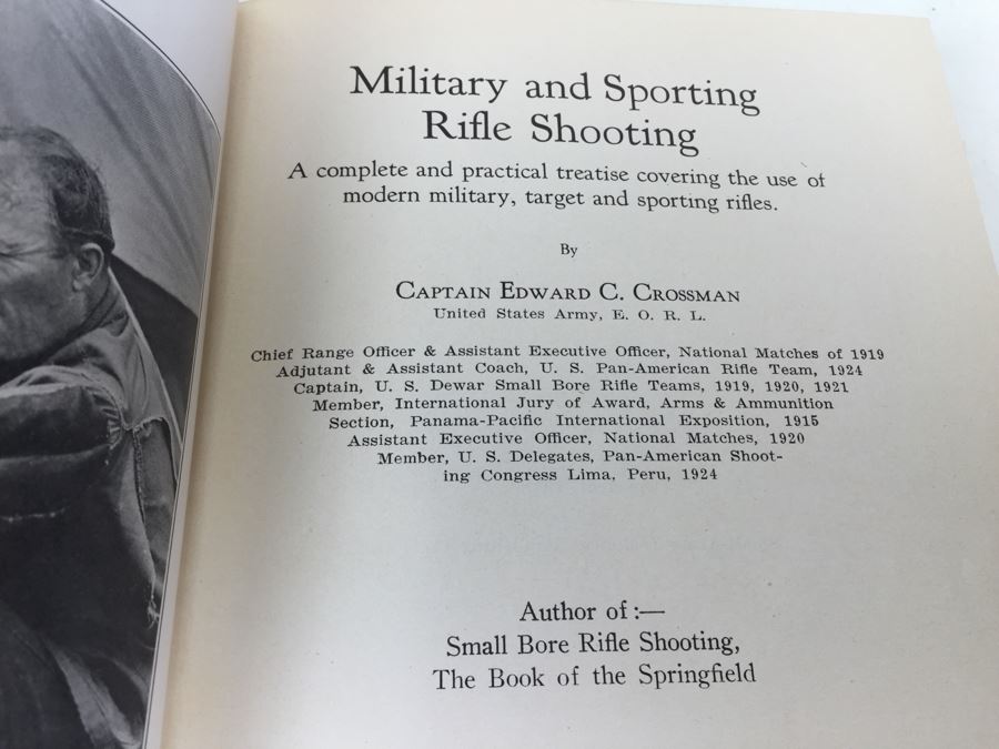 Military & Sporting Rifle Shooting By Edward C. Crossman 1932 [Photo 6]