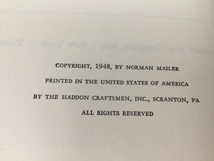 The Naked And The Dead Book By Norman Mailer 1948 [Photo 5]