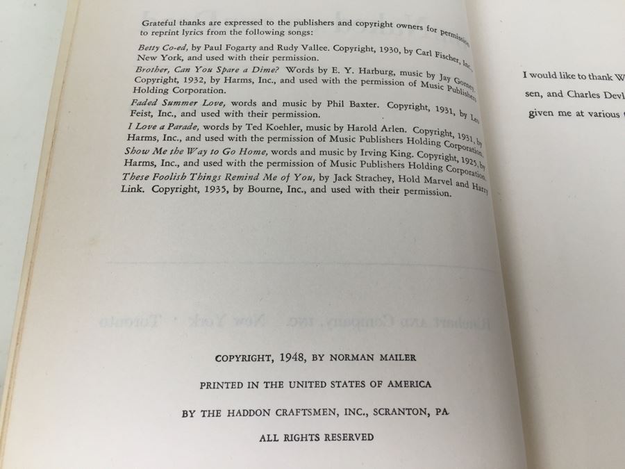 The Naked And The Dead Book By Norman Mailer 1948 [Photo 3]