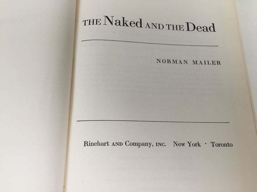 The Naked And The Dead Book By Norman Mailer 1948 [Photo 2]