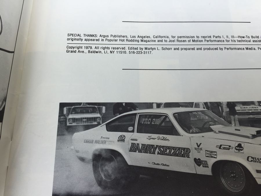 Chevy V-8 Vega How To Build The Ultimate Street And Street/Strip Machine By Martyn L. Schorr 1979 [Photo 3]