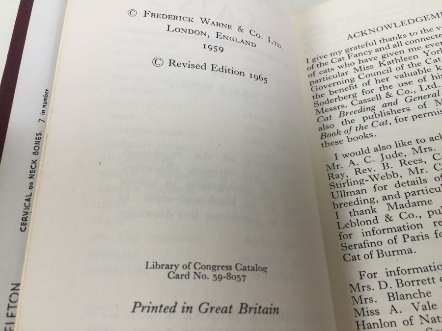 The Observer's Book Of Cats By Grace Pond 1965 [Photo 3]
