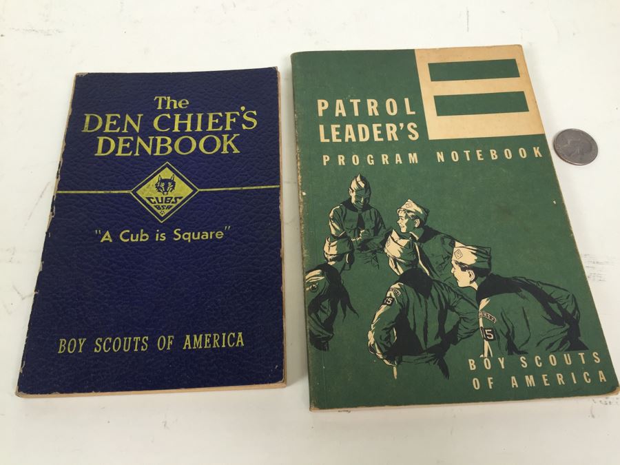 The Den Chief's Denbook Boy Scouts Of America 1937 And Patrol Leader's Program Notebook [Photo 1]