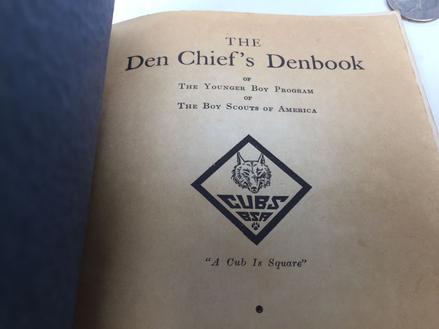 The Den Chief's Denbook Boy Scouts Of America 1937 And Patrol Leader's Program Notebook [Photo 5]