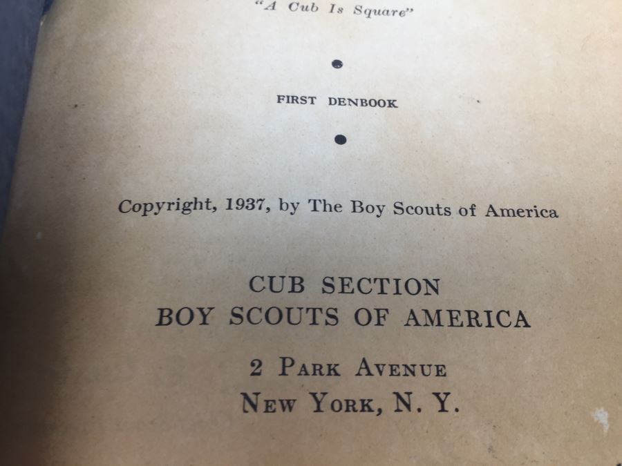The Den Chief's Denbook Boy Scouts Of America 1937 And Patrol Leader's Program Notebook [Photo 6]