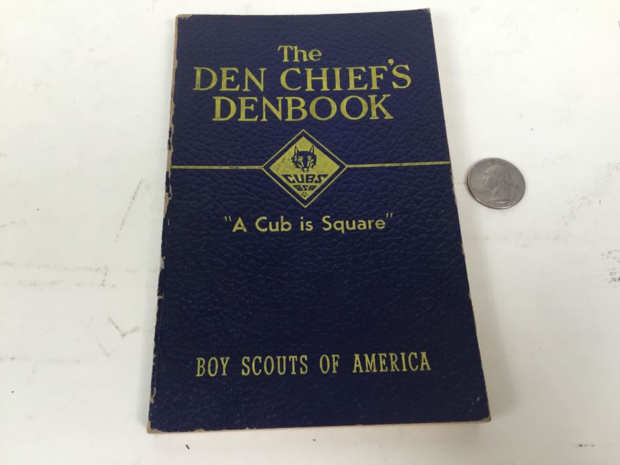 The Den Chief's Denbook Boy Scouts Of America 1937 And Patrol Leader's Program Notebook [Photo 2]