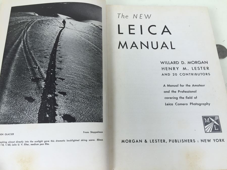 1951 The New Leica Manual By Willard D. Morgan And Henry M. Lester [Photo 2]