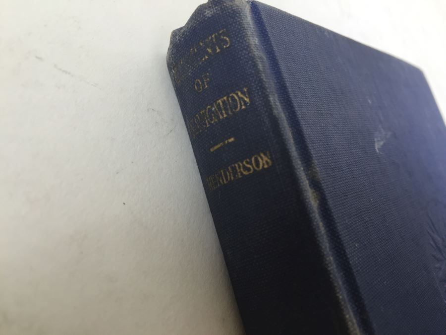 Elements Of Navigation By W. J. Henderson 1929 [Photo 5]