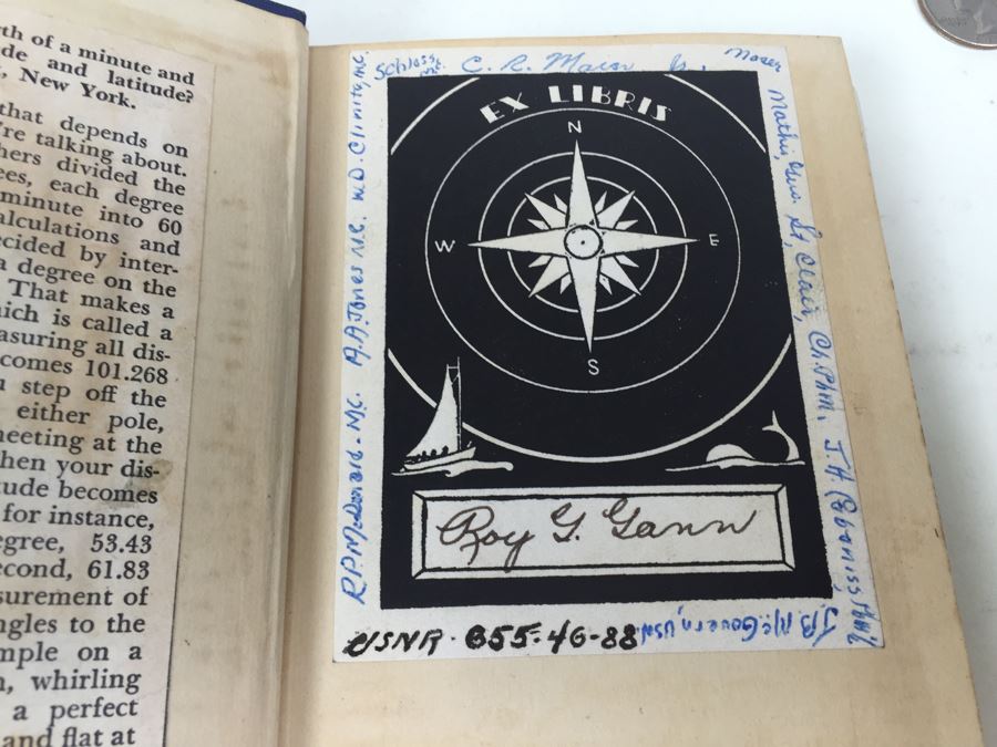 Elements Of Navigation By W. J. Henderson 1929 [Photo 6]