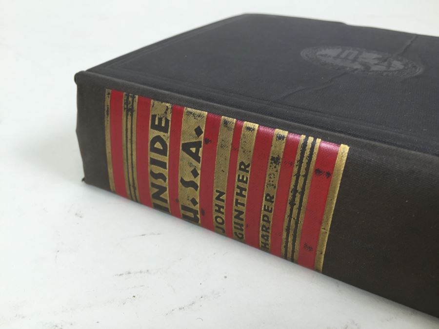 Inside U.S.A. By John Gunther First Edition Book 1947 [Photo 4]