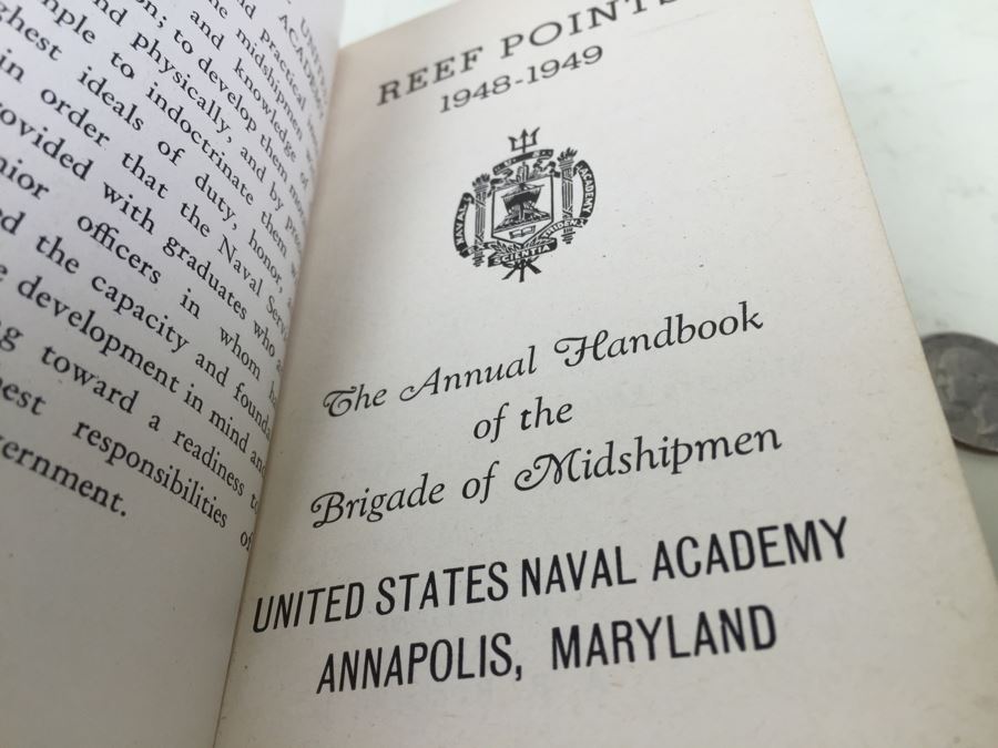 Reef Points 1948-1949 The Annual Handbook Of The Brigade Of The Midshipmen United States Naval Academy Annapolis, Maryland [Photo 2]