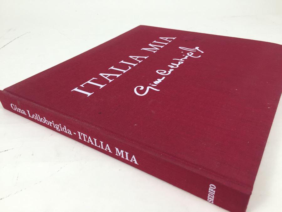Italia Mia Italian Photographs Book Signed Copy By Gina Lollobrigida [Photo 4]