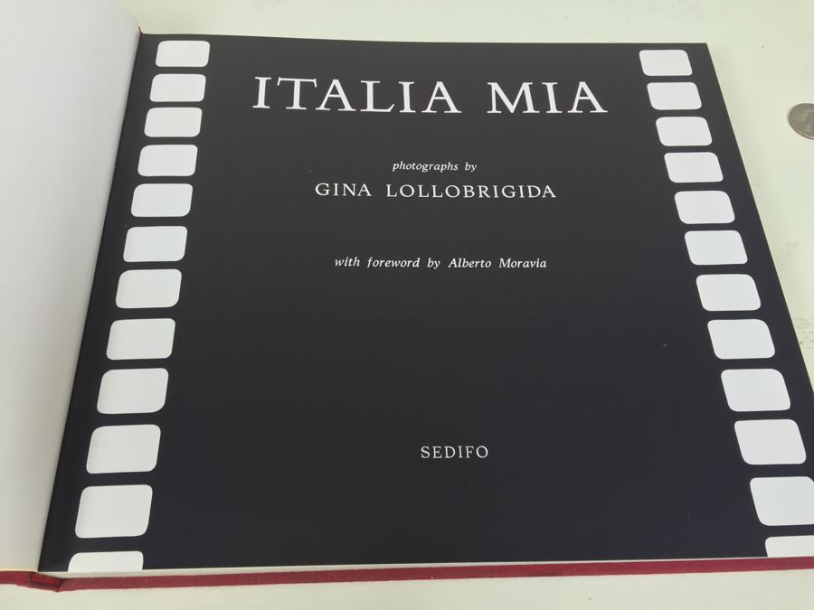 Italia Mia Italian Photographs Book Signed Copy By Gina Lollobrigida [Photo 6]