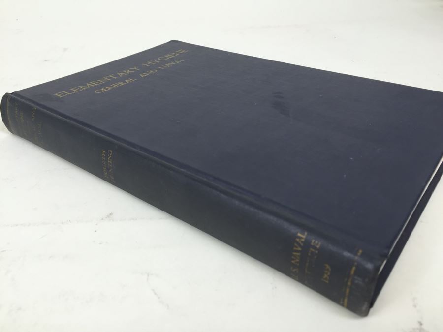 Elementary Hygiene General And Naval U.S. Naval Academy 1939