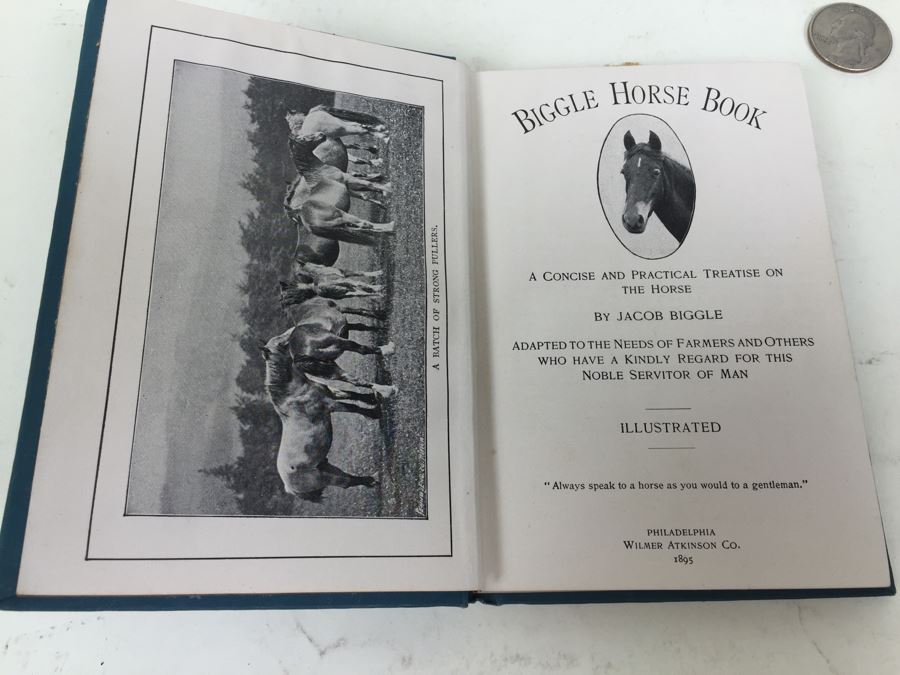 Biggle Horse Book Number One Biggle Farm Library 1895 [Photo 2]