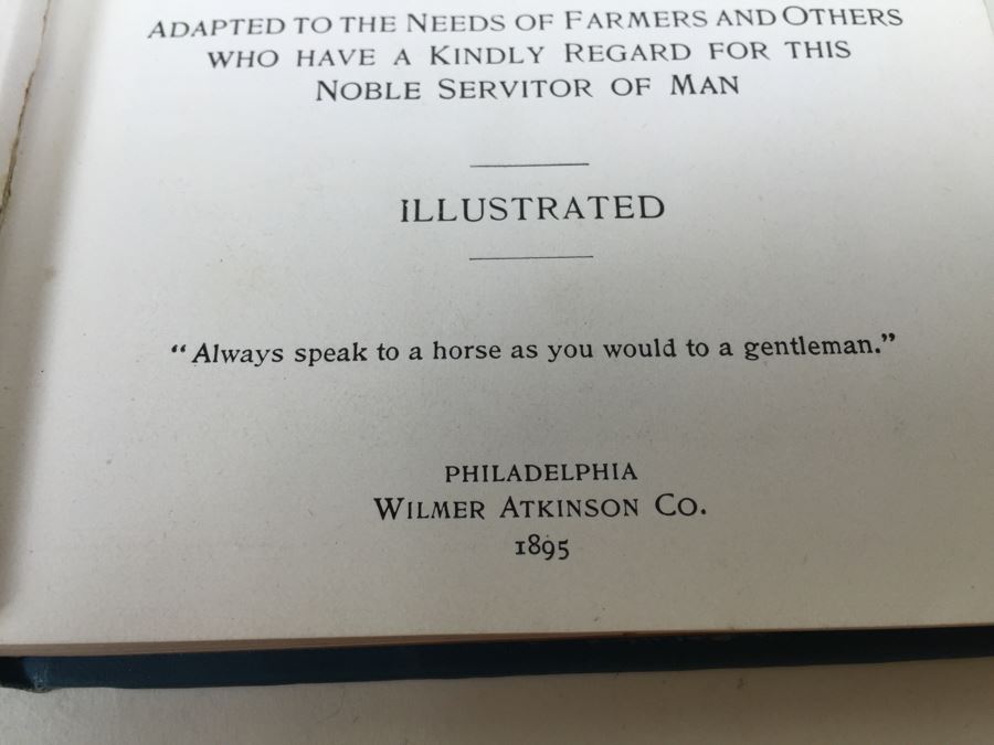 Biggle Horse Book Number One Biggle Farm Library 1895 [Photo 8]