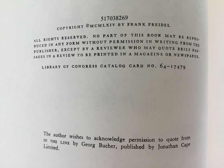 Over There Book By Frank Freidel 1964 [Photo 3]