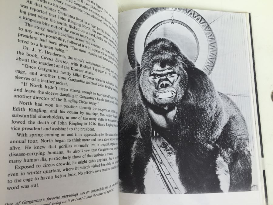 Gargantua Circus Star Of The Century Book By Gene Plowden 1972 [Photo 9]