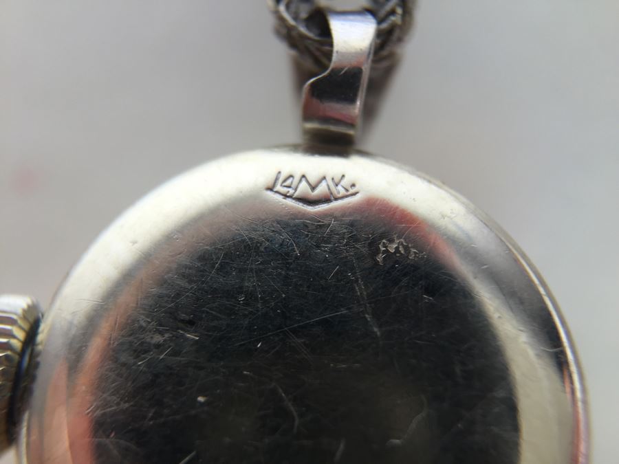 14K Gold MOVADO Women's Watch With Gold Filled Watch Band 9.9g [Photo 9]