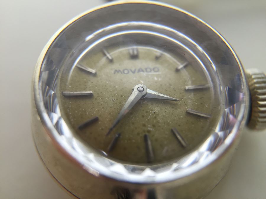 14K Gold MOVADO Women's Watch With Gold Filled Watch Band 9.9g [Photo 13]