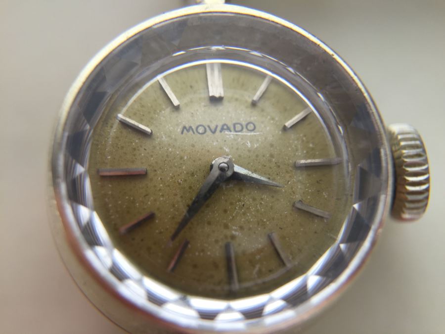 14K Gold MOVADO Women's Watch With Gold Filled Watch Band 9.9g [Photo 10]