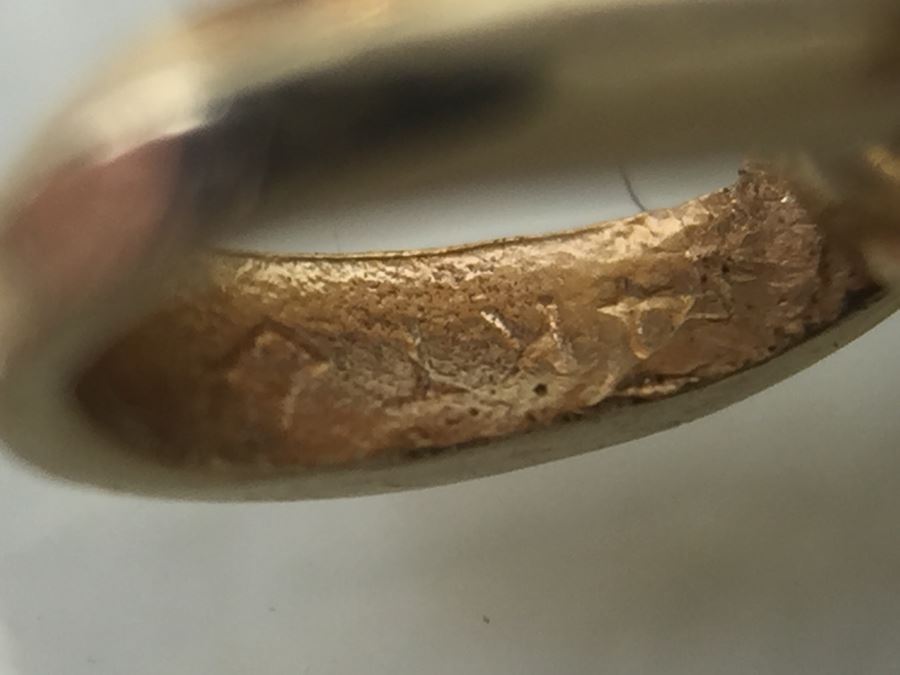 14K Gold Pendant With Diamonds And Green Stones 1.1g [Photo 14]