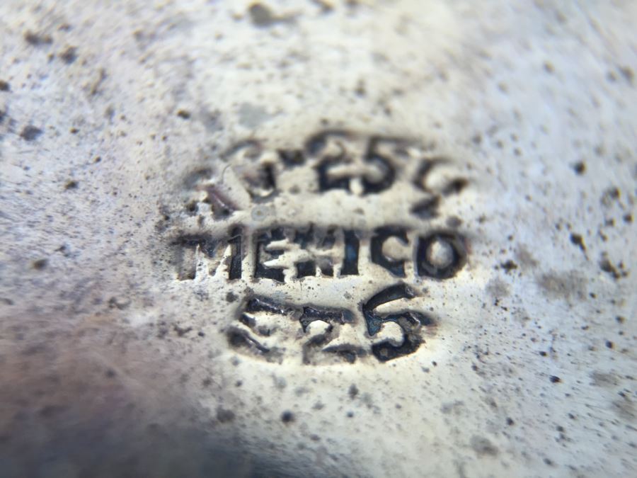 Sterling Silver Bug Brooch Signed 13.7g [Photo 3]