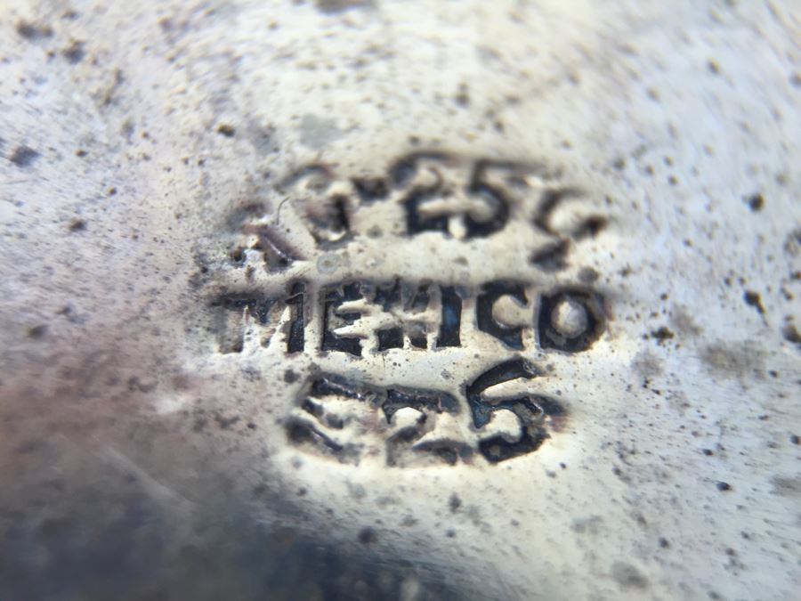 Sterling Silver Bug Brooch Signed 13.7g [Photo 8]