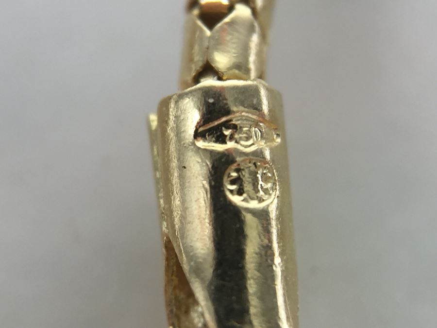 18K Gold Bracelet 2.2g [Photo 7]