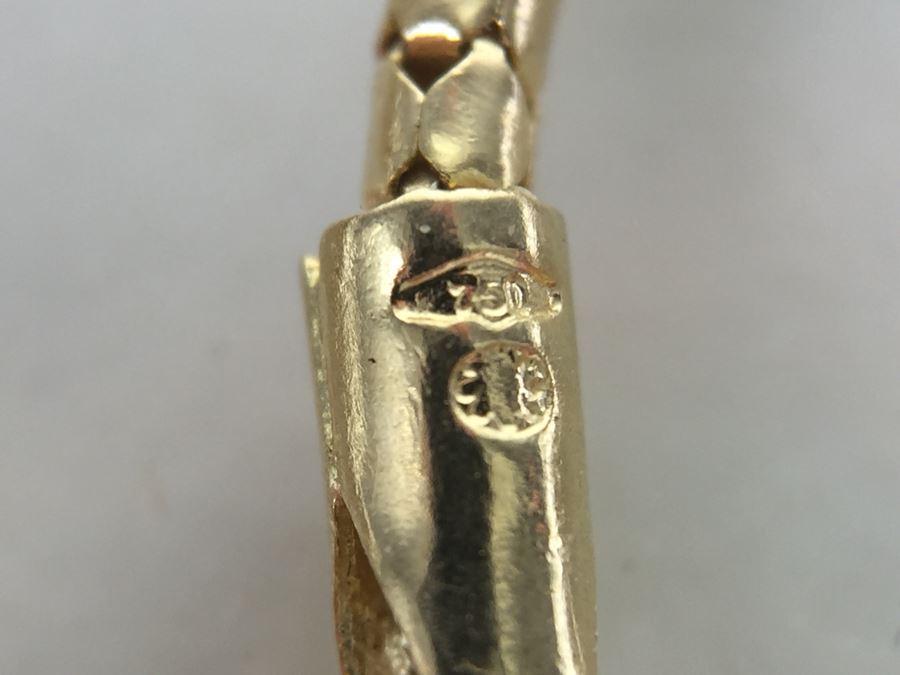 18K Gold Bracelet 2.2g [Photo 3]