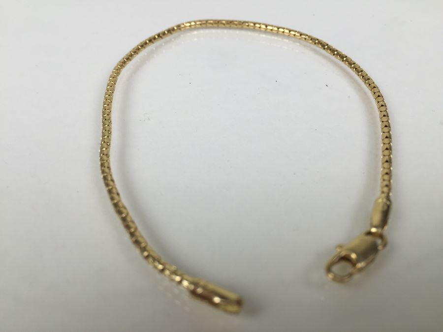 18K Gold Bracelet 2.2g [Photo 5]