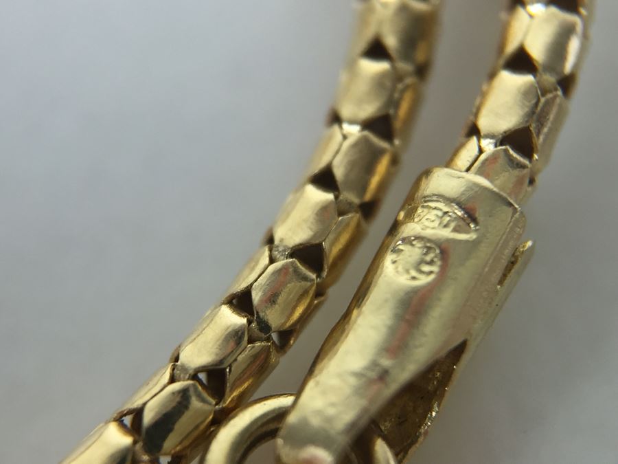 18K Gold Bracelet 2.2g