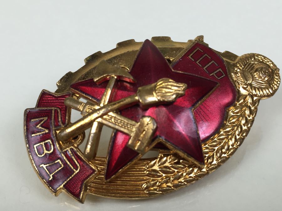 Old CCCP Russian Firefighter Badge Pin [Photo 6]
