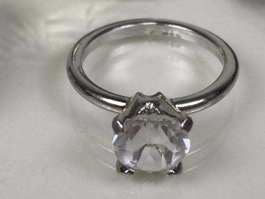 Jewelry Lot With Old Turquoise Ring (Mostly Costume Rings) [Photo 13]