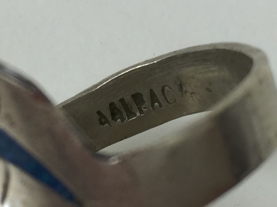 Jewelry Lot With Old Turquoise Ring (Mostly Costume Rings) [Photo 22]