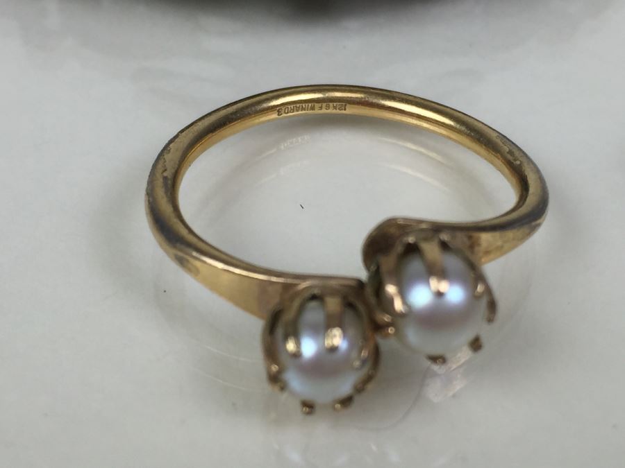 Jewelry Lot With Old Turquoise Ring (Mostly Costume Rings) [Photo 5]