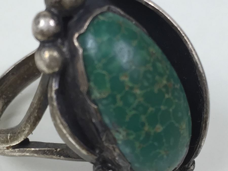 Jewelry Lot With Old Turquoise Ring (Mostly Costume Rings) [Photo 23]