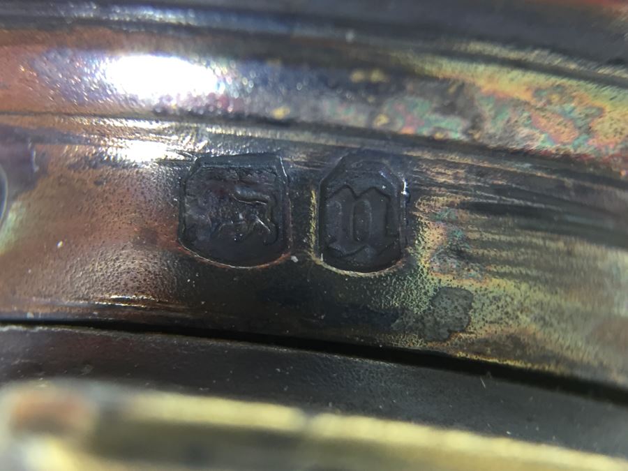 Antique Sterling Silver James Vickery London 1868 Hallmarks With Turquoise Accents [Photo 11]