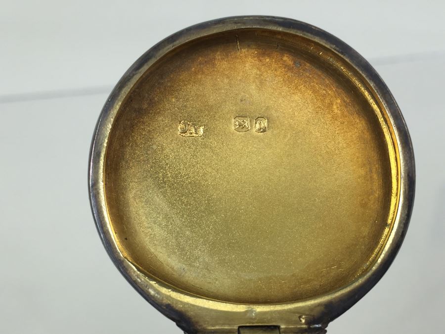 Antique Sterling Silver James Vickery London 1868 Hallmarks With Turquoise Accents [Photo 22]