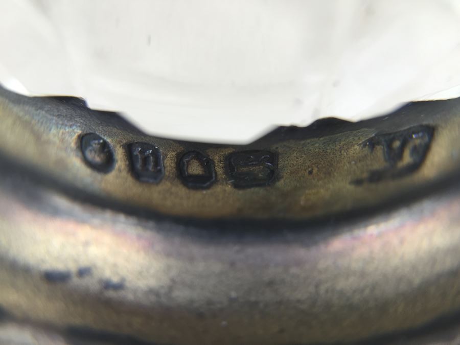 Antique Sterling Silver James Vickery London 1868 Hallmarks With Turquoise Accents [Photo 9]