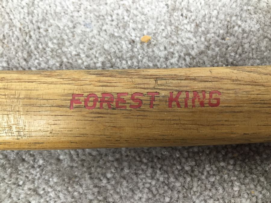 JUST ADDED - Forest King Axe Handle With Red Blade [Photo 3]