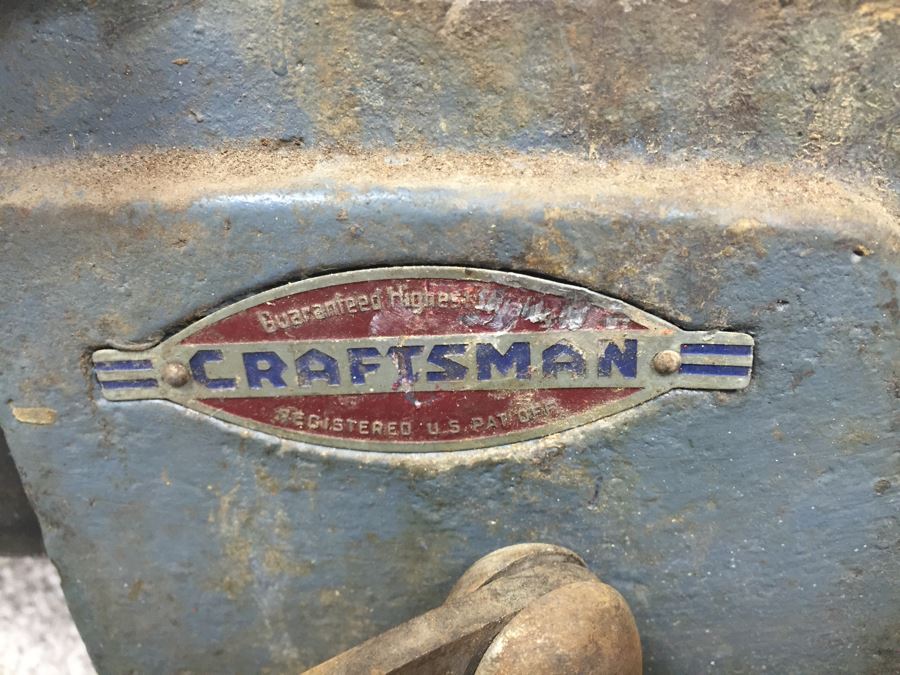 JUST ADDED - Vintage Craftsman Bench Vise [Photo 3]