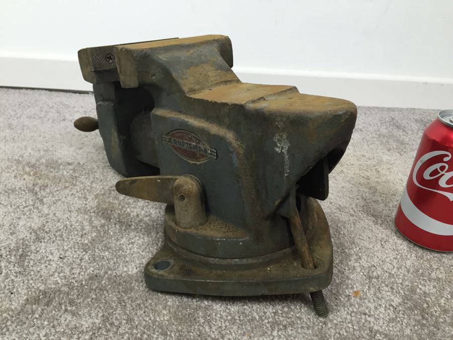 JUST ADDED - Vintage Craftsman Bench Vise [Photo 6]
