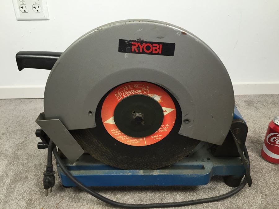 JUST ADDED - RYOBI 14' Cutting Saw C-355C [Photo 4]