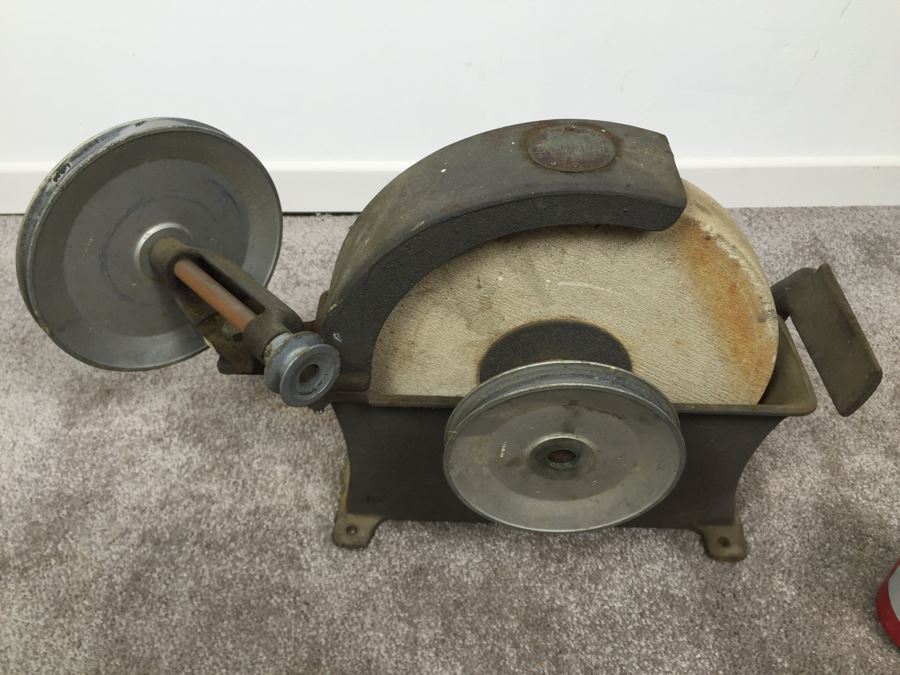 JUST ADDED - Wards Powr-Kraft Belt Driving Grinding Wheel [Photo 5]