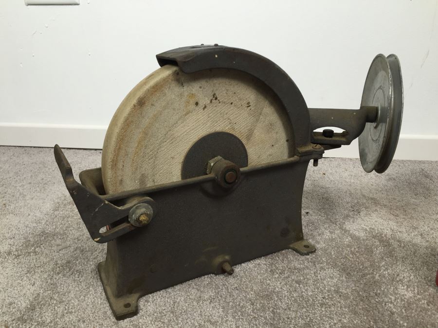 JUST ADDED - Wards Powr-Kraft Belt Driving Grinding Wheel [Photo 7]