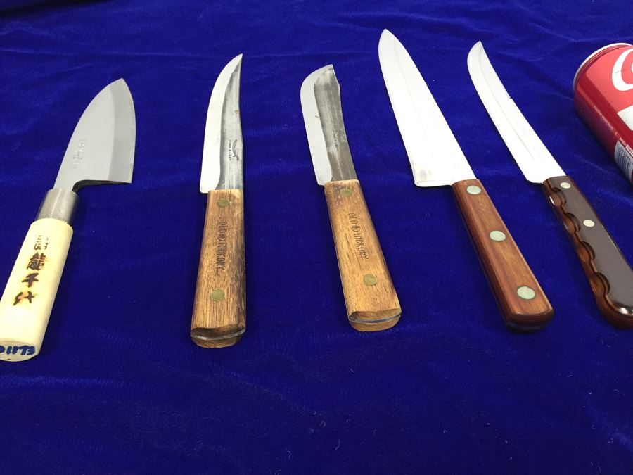 Knife Lot With CASE XX Stainless Steel Knives, Japanese Knife And Old Hickory Knives [Photo 18]