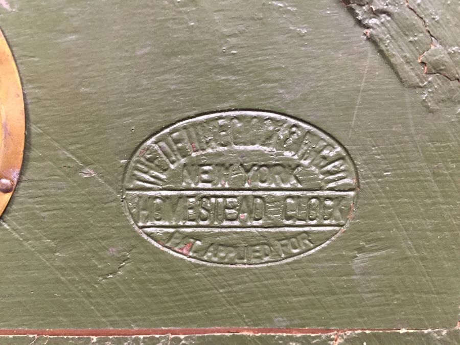 Vintage Clock Homestead By Lux Clock Co., Waterbury, Conn. [Photo 10]